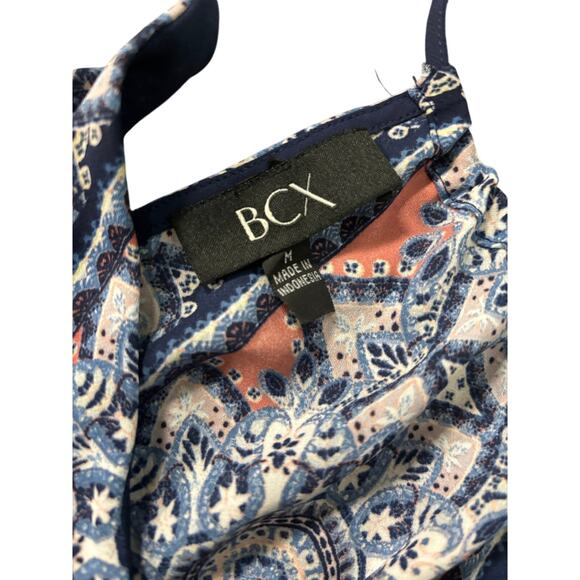 BCX Bandana Print Flowy Tank Top - Size M - Picture 2 of 2